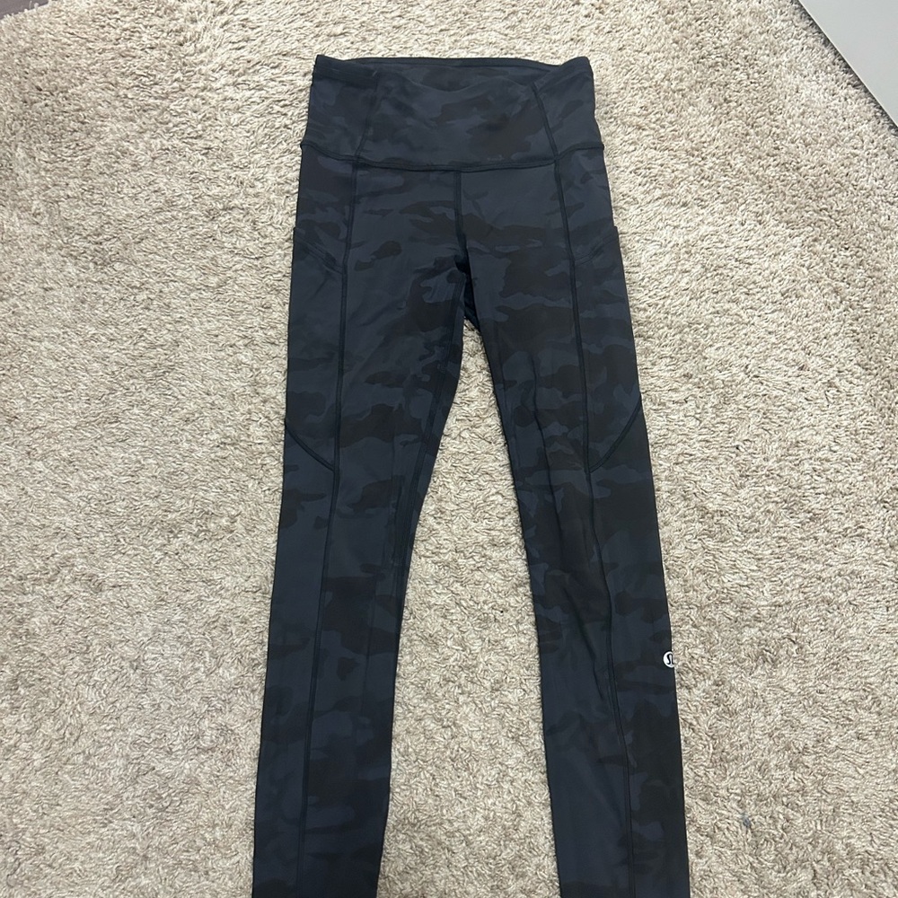 Lululemon fast & free camo leggings
